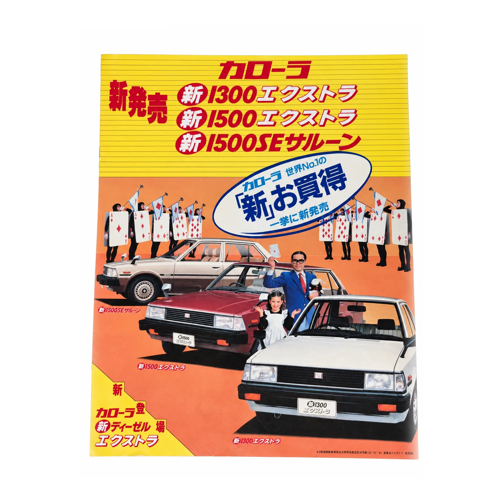 Catálogo Original Toyota Corolla E70 Japón 1983
